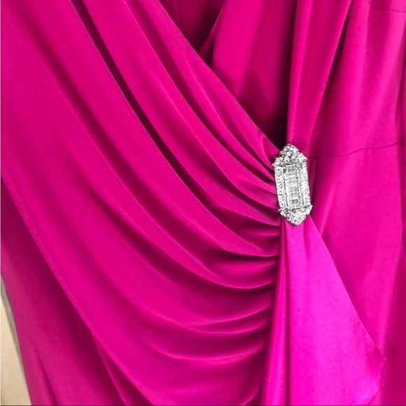 Ralph Lauren Sleeveless Pink Floor Length Evening Dress - Picture 6 of 10
